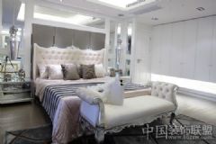 清晰白色現代簡歐風格歐式臥室裝修圖片