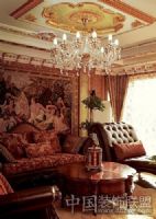 帕拉蒂奧亮麗堂皇的家居生活歐式客廳裝修圖片