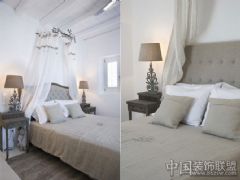 希臘地中海風格別墅設計現代臥室裝修圖片