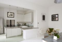 英倫住宅的簡約與時尚簡約廚房裝修圖片