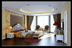 翰園歐式別墅設計風格歐式臥室裝修圖片