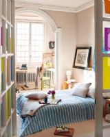巴塞羅那溫馨時尚家居現代臥室裝修圖片