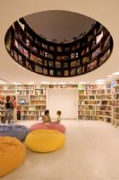 超酷書店設計風格現代書店裝修圖片