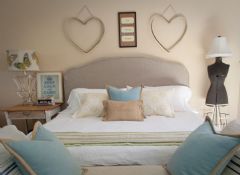 美國加州的開放式公寓美式臥室裝修圖片