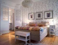 灰白簡約家居設計現代臥室裝修圖片