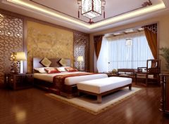 中式古典家裝風格中式臥室裝修圖片