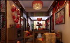 七夕魅力中國紅 中式新古典婚房設計