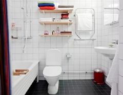 同居情侶的60平米小“豪宅”簡約衛生間裝修圖片