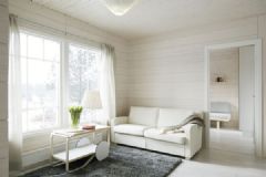 純白家居 演繹精致生活現代客廳裝修圖片