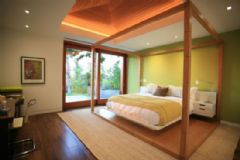 夏威夷獨特造型度假別墅現代臥室裝修圖片