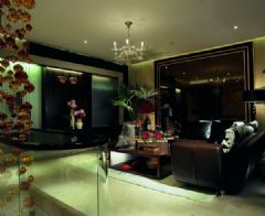 夜上海的富貴與浮華 圣莫麗斯樣板間古典客廳裝修圖片