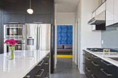 西雅圖反常規住宅設計現代廚房裝修圖片