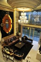 杭州千萬級奢華豪宅樣板房古典客廳裝修圖片