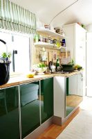 廚房經典配色與收納設計（一）混搭廚房裝修圖片