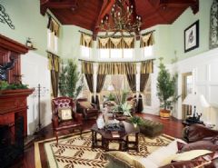 超奢華美式鄉村別墅美式客廳裝修圖片