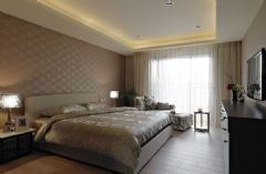 經典的白色簡歐空間 打造現代理想居室混搭臥室裝修圖片