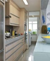 70平米現代風公寓 為你打造雅致小空間現代廚房裝修圖片