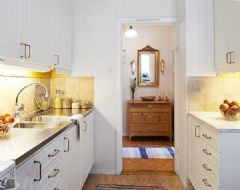 56平簡約北歐風公寓歐式廚房裝修圖片
