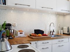 37平清新淡雅的公寓 單身貴族格調人生簡約廚房裝修圖片