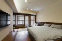 28平米日式超迷你小戶型收納設計古典臥室裝修圖片