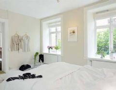 94平米的瑞典白色風格歐式臥室裝修圖片