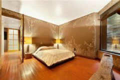 170平美式現代公寓現代臥室裝修圖片
