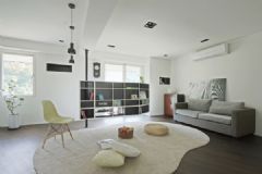 白凈素雅的臺北家居設計簡約客廳裝修圖片