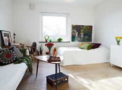 單身公寓 一個人的精彩簡約臥室裝修圖片