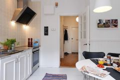 小公寓的創意設計簡約廚房裝修圖片