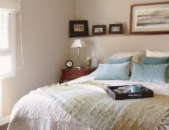 經典臥室床頭設計現代臥室裝修圖片