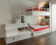 大學生宿舍終極夢想三現代臥室裝修圖片