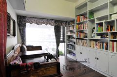 180平米淡雅新中式美家中式書房裝修圖片
