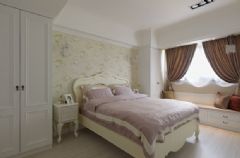 110平米美式古典美家美式臥室裝修圖片