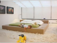 冬季慵懶感臥室設計簡約臥室裝修圖片