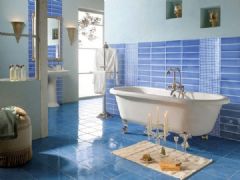 創意色彩浴室現代衛生間裝修圖片