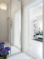 藍白清新公寓 純白地板的小清新風現代其它裝修圖片