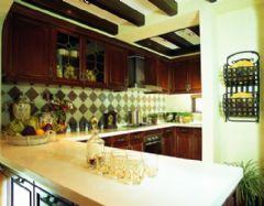 卡納湖谷美式廚房裝修圖片