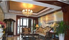 盛世天城二期-復式古典客廳裝修圖片