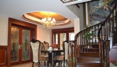 盛世天城二期-復式古典餐廳裝修圖片