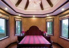 中式風格 別墅花園中式臥室裝修圖片