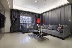 115平新古典低調奢華居古典客廳裝修圖片