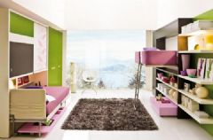 絕美兒童房設計案例現代書房裝修圖片