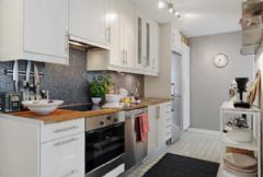 43平簡歐復式美家簡約廚房裝修圖片