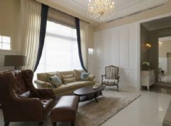 165平美式古典雅居美式客廳裝修圖片
