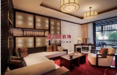 中式豪華酒店中式客廳裝修圖片