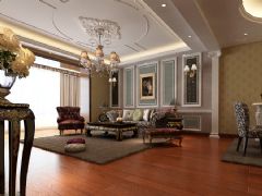 175平米中式新古典古典客廳裝修圖片