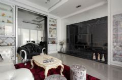 143平歐式古典低調奢華家古典客廳裝修圖片