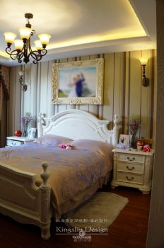 林海盛設計-珍珠西苑-浪漫美式風美式臥室裝修圖片