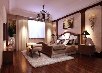 243平歐式美式奢華別墅歐式臥室裝修圖片