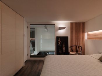 90平北歐時尚溫馨家簡約臥室裝修圖片